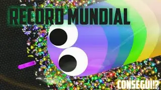 Jogando Slither.io tentando bater o recorde mundial !!