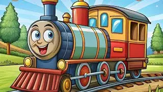 Cartoon kids for animation Train games child🚂