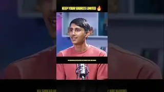 KEEP YOUR SOURCES LIMITED 🔥 || #upscmotivation #upsc #viral #shorts