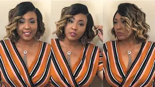 New Zury Sis Sassy hm h milio wig review | Cheap synthetic wigs for summer | Gobeautyny