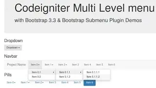 Codeigniter Library - Multi Level Menu