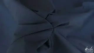 Poplin dens usor teflonat bleumarin de calitate superioara