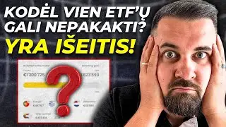 Finansinė laisvė per 10 metų? | Vien ETF&rsquo;ų neužteks!