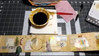 No Sew Journal November: Half an Image and Coffee Stains @megjournals