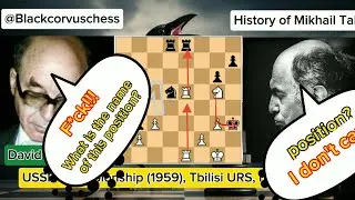 A Beautiful game from Mikhail Tal Vs David Bronstein #mikhailtal #chessgrandmaster #chess 
