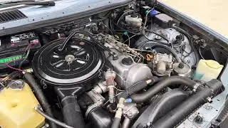 1985 Mercedes Benz 300D Engine Startup