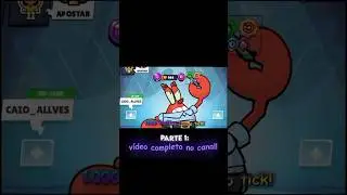 Parte 1| Pegando 1000 trof&eacute;us com o tick🥳! #youtube #brawlstars #shorts #short