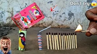 Navratan tel 😱 Amazing Cracker experiment😜 Diwali cracker testing 2025 #crackers