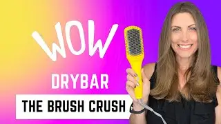 Drybar's Brush Crush Straightening Brush Demo! Effortlessly Glam!