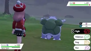 Pok&eacute;mon Sword - My Blastoise Using Hydro Cannon - Nintendo Switch HD