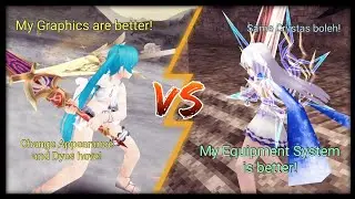 Toram VS Iruna Part 1 - A Detailed Comparison of Legends