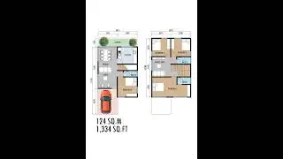 4 Bedroom House Plan | Double Storey