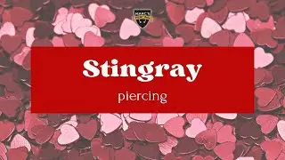 Das passiert nicht oft 😅 Ein extrem seltenes Stingray Piercing! I💉 Marc's Piercing TV