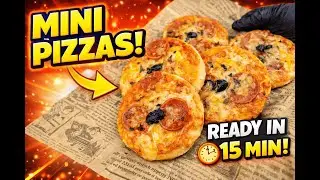 Mini Pepperoni Pizzas (Quick & Cheesy!)