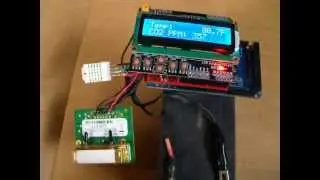 Homemade Arduino based Indoor Air Quality CO2 PPM, Temperature, Humidity Monitor
