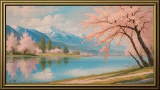 1 Hour of Peaceful Cherry Blossom Scenery | No Music | Relaxing Nature Art by SSM Art