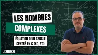 Equation cartésienne d'un  cercle  centré en un point ( autre que l'origine)