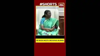 WATCH: PM Modi Meets NDA's Presidential Candidate Droupadi Murmu In Delhi | #shorts