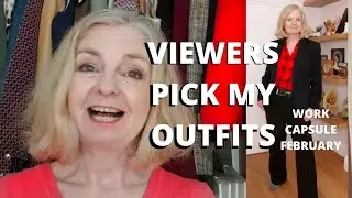 Viewers Picked My Outfits Work Feb | Muttonstyle My Over 50 Fashion Life