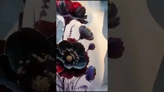 Mesmerizing Floral Art Animation | Hyper-Realistic Digital Flowers in Motion #Shorts #DigitalArt #ai