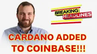 CARDANO LISTED ON COINBASE PRO! | Cardano ADA Giveaway!!!