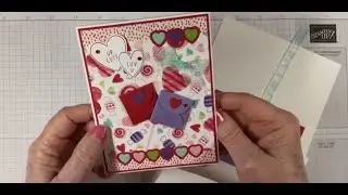 Stampin' Up! SWEET CONVERSATIONS Valentine's Day Card Class Kit Project 2