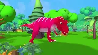 Black gaint trex 🦖 | playtime planet | kids video and nursery |