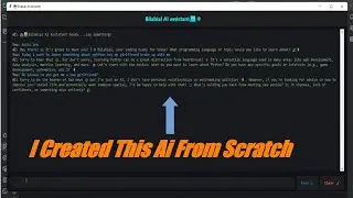 Create Your Own AI Assistant  with Python (Offline & Free!) | No API Keys Needed 🚀&rdquo;
