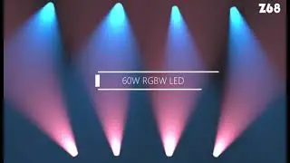 P60ZLW Waterproof IP65 LED 8*60w Zoom Par