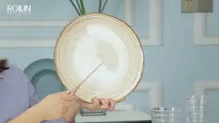 Grey/Brown Porcelain Dinnerware Collection