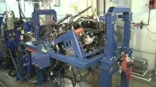 GMs New Family of Ecotec Engines Ecotec Engine Running on Tilt Stand