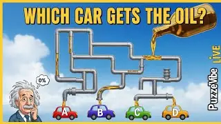 Who Gets the Oil First? 🧠 Car Puzzle Challenge 😜