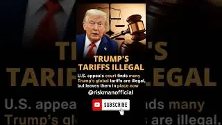 Trump's tariffs illegal #trumptariffs #tariffs #tariffnews #trumptariffwar #tariffs2025 #shorts