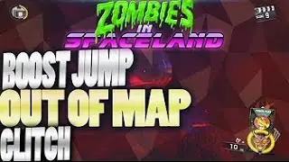 Infinite Warfare Zombies Glitches: Zombies In Spaceland Boost Jump Out Of Map Glitch! 