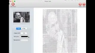 How to convert any photo to text and html source code