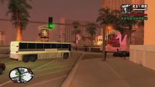 GTA SA Running NPC's Over With A Bus