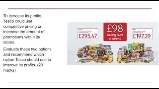 Edexcel A Level Business Essays: Competitive Pricing and Promotions in Tesco &ndash; A 2023 Case Study