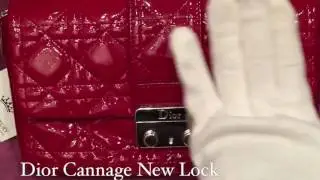 Authentic Dior Cannage New lock Pouch