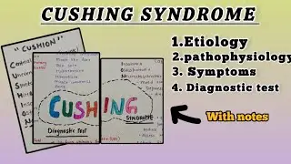 CUSHING SYNDROME || ETIOLOGY || CLINICAL SYMPTOMS || DIAGNOSTIC TEST|| MANAGEMENT 