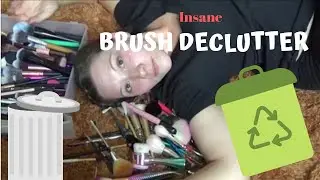 Declutter My Makeup Brushes With Me!