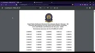 TNUSRB PC Exam Result 2022 (Out) - Download TN Police 2022 Result Here