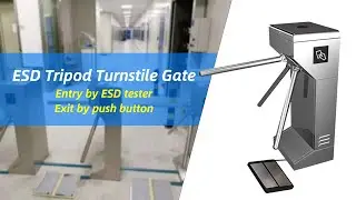 STXtek ESD Tripod Turnstile Gate Anti-static Access Control System #esdturnstile #esdtripodturnstile