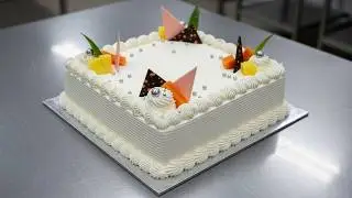 Ye White Cream Cake Dekh Kar Dil Khush Ho Gaya 😍🎂