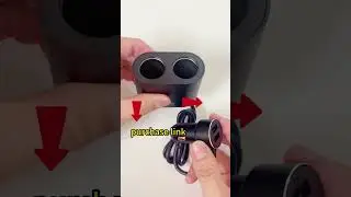 Автомобильное зарядное устройство-разветвитель Baseus 2 USB с двумя выходами для прикуривателя и входом 12&ndash;24 В