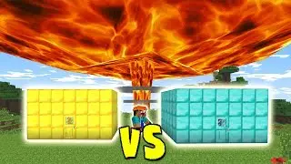 QUEM SOBREVIVE A UMA EXPLOSÃO NUCLEAR?! DIAMANTE VS. OURO (MINECRAFT)