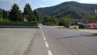Prova in salita motore Yamaha 125 bicilindrico