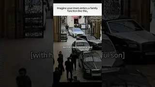 imagine your mom enters a family function like this, #trending#supercars#viral #lamborghini#porsche