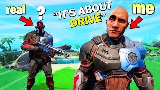 I Pretended I'm THE ROCK Boss in Fortnite