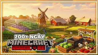 Full H&agrave;nh Tr&igrave;nh 200 Ng&agrave;y: Minecraft Farmer's Delight