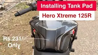 Hero Xtreme 125R Tank Pad Installation | Original Hero Accessory @HeroMotoCorp 
